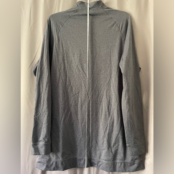 Cooperstown Dreams Park long-sleeved gray quarter-zip pullover zip side pockets - Picture 13 of 13